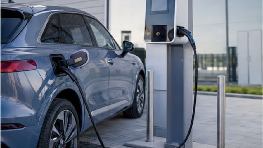 Representative electric vehicle charging electronics application