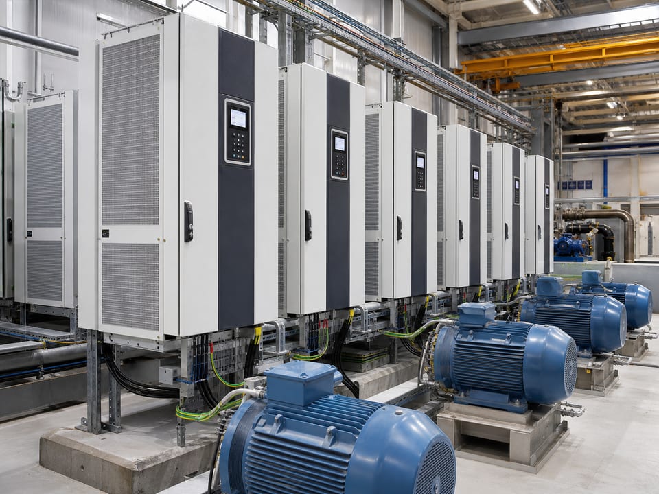 Industrial motor-drive systems representing motion-control and servo applications
