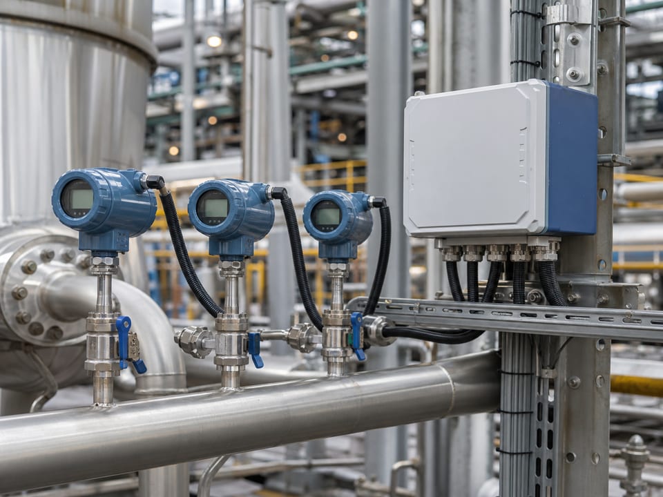 Industrial sensors and gateway equipment representing data acquisition systems