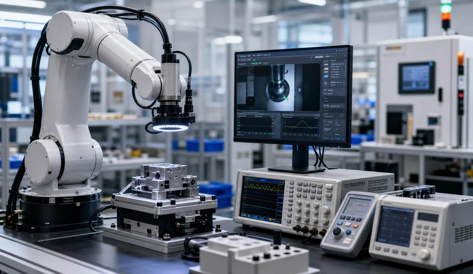 Instruments and robotics application scene
