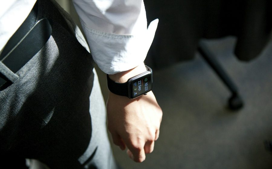 Wearable digital health device on a user wrist