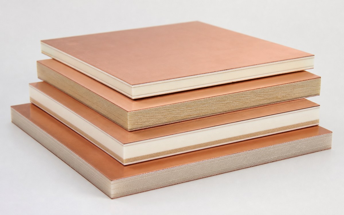 Raw high-speed and RF copper-clad laminate materials