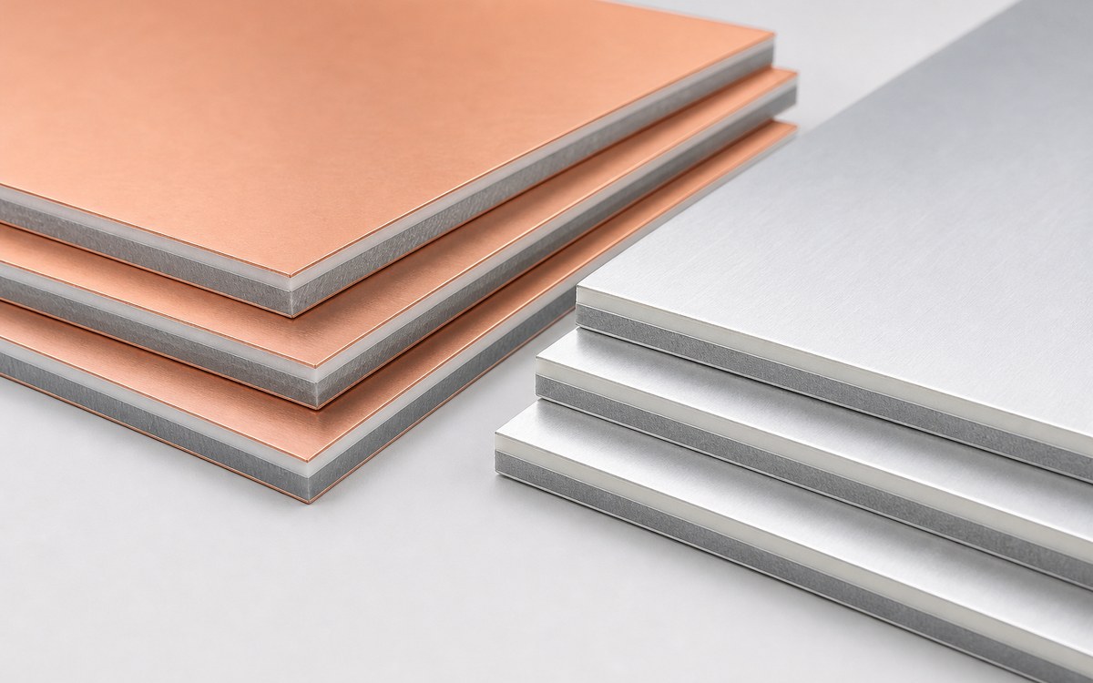 Raw aluminum-core and copper-core PCB substrate sheets