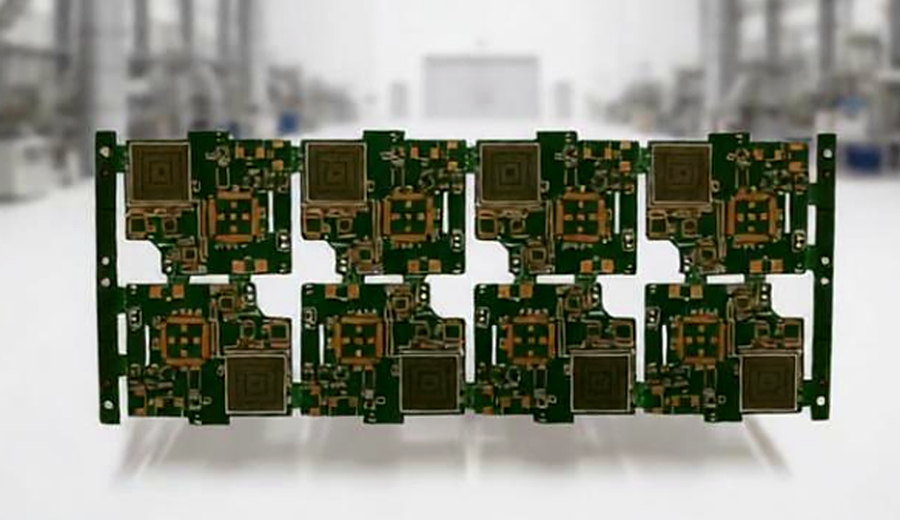 Representative panelized high-Tg FR4 PCB production