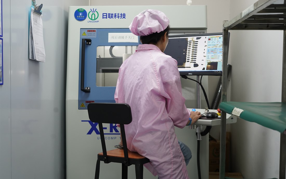 PCBA X-ray inspection workstation for hidden solder joints