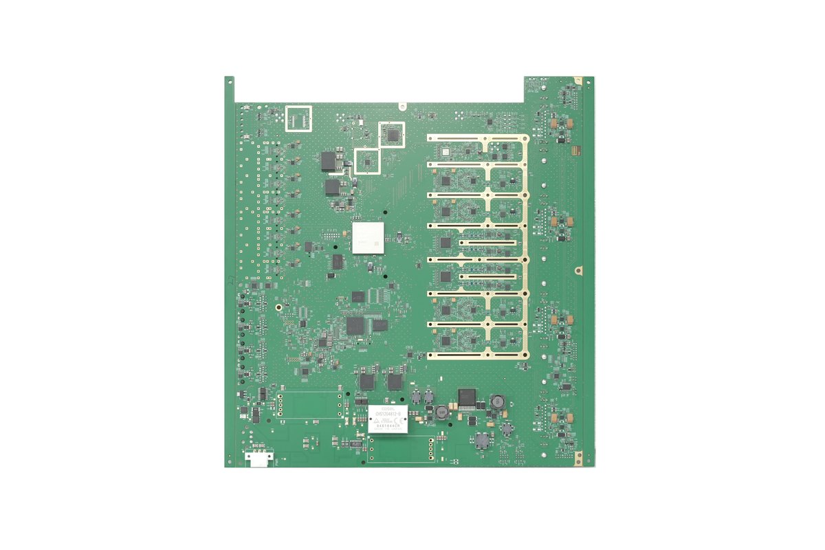Representative long-life electronic control PCBA on a white background