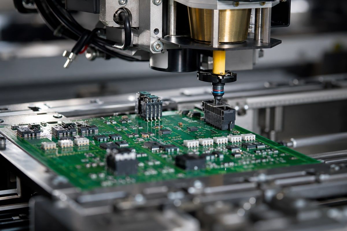 SMT placement line for PCBA assembly service