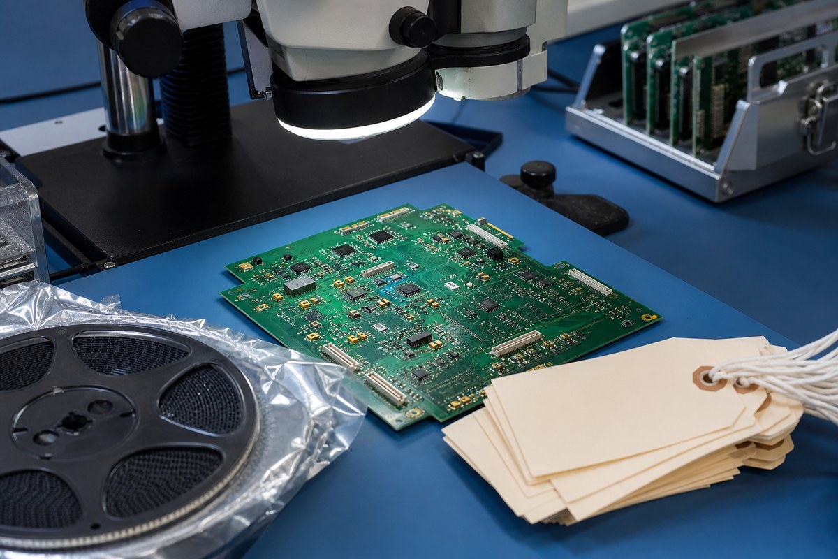 Close-up physical engineering view related to Why Aerospace Customers Choose EBest for PCB and PCBA Projects