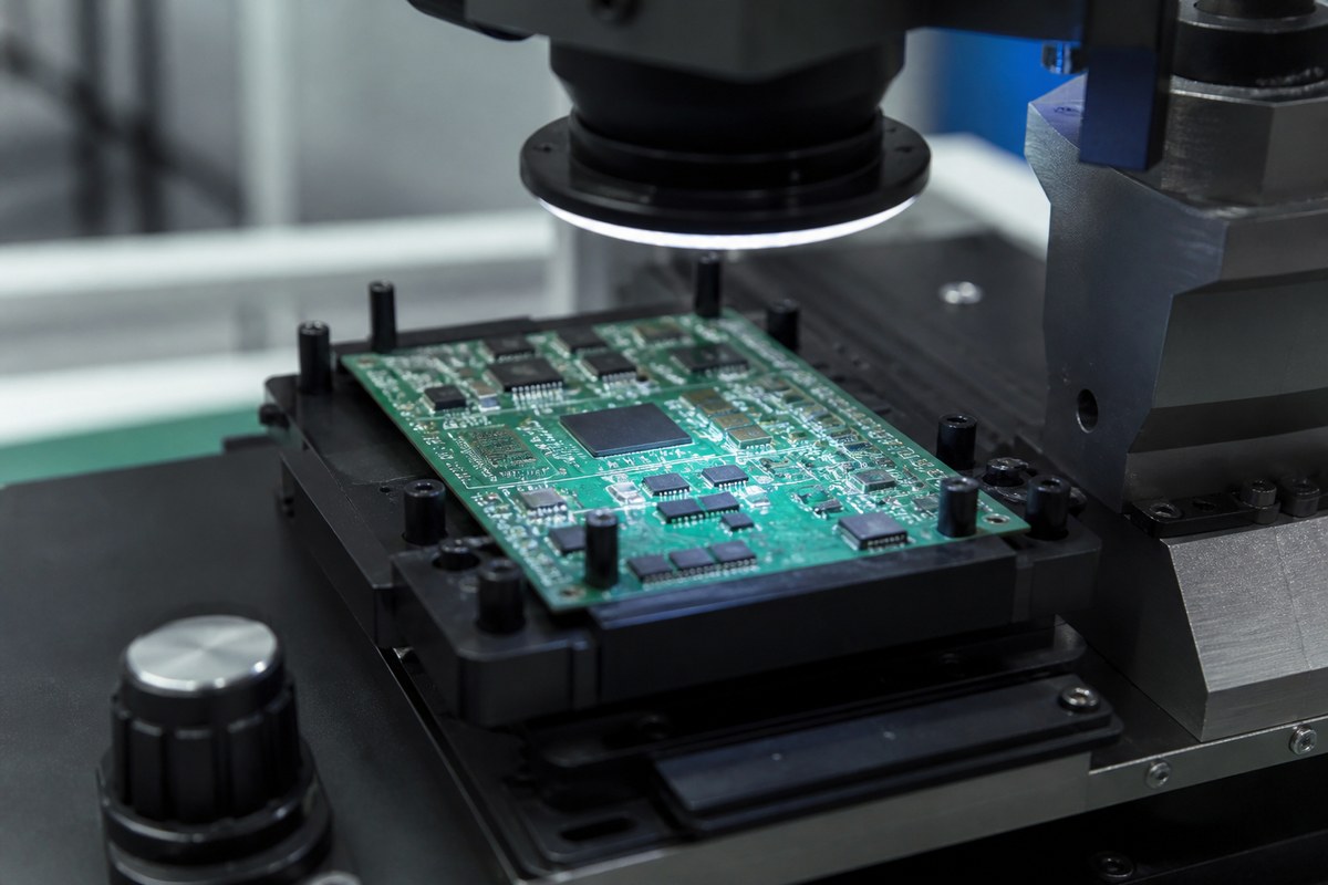 Close-up physical engineering view related to How We Move Automotive PCBAs From Prototype to Repeat Production