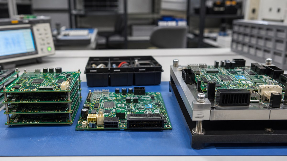 Physical PCB or PCBA engineering scene related to How We Move Automotive PCBAs From Prototype to Repeat Production