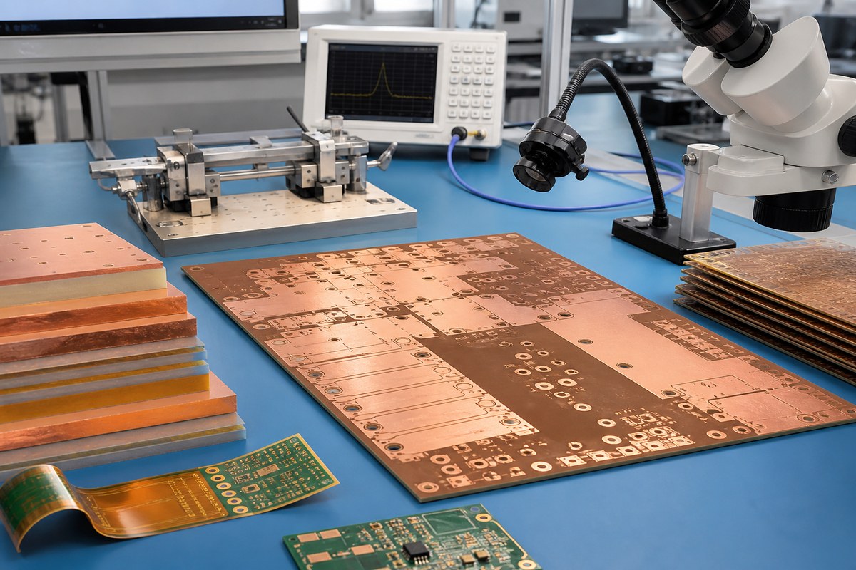 Close-up physical engineering view related to What We Need to Quote and Manufacture Your Heavy Copper PCB