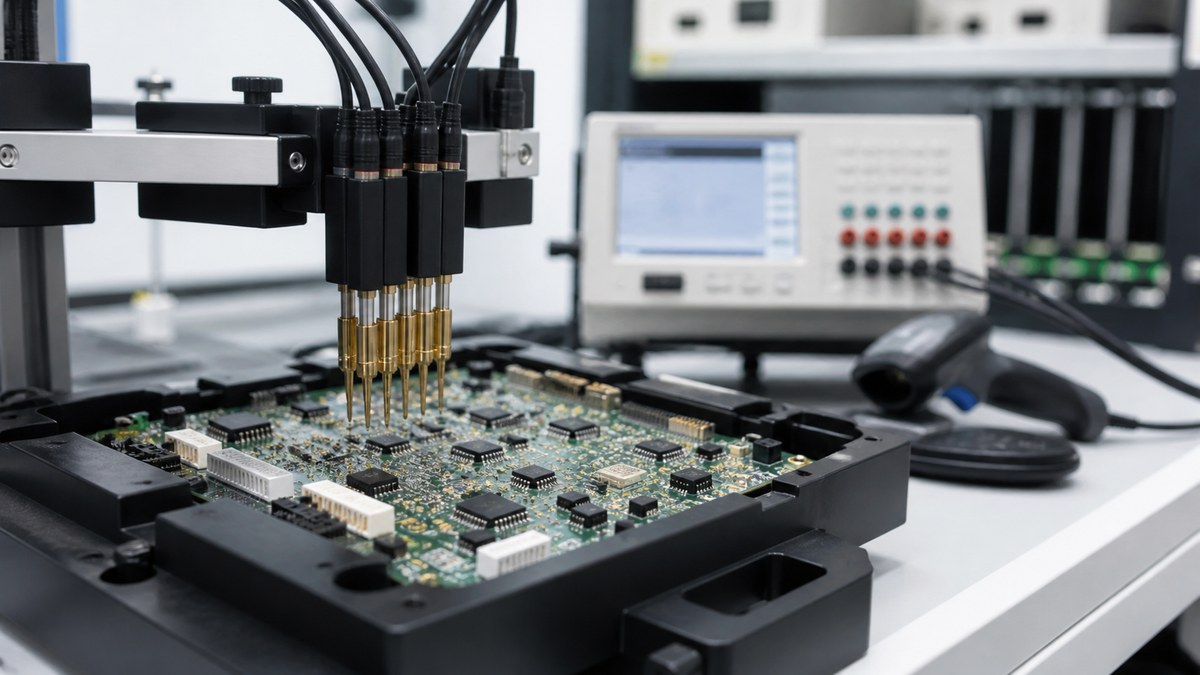 Physical PCB or PCBA engineering scene related to How We Connect Industrial PCBA Testing to Traceability