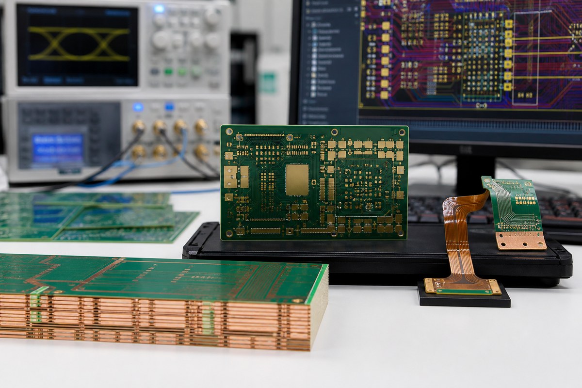 Close-up physical engineering view related to How We Use Manufacturing Software to Reduce PCB and PCBA Risk