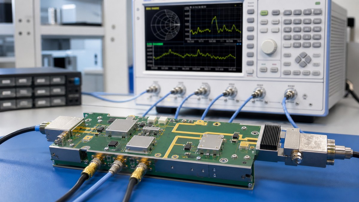 Physical PCB or PCBA engineering scene related to How We Manufacture and Verify Aerospace RF and Controlled-Impedance PCBs