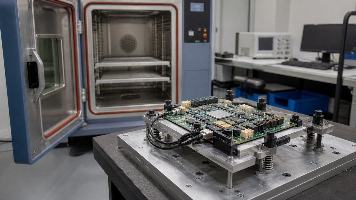 Physical PCB or PCBA engineering scene related to How We Prepare Aerospace PCBAs for Thermal and Vibration Requirements